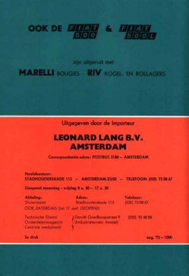 Instructieboekje 500 F&L
